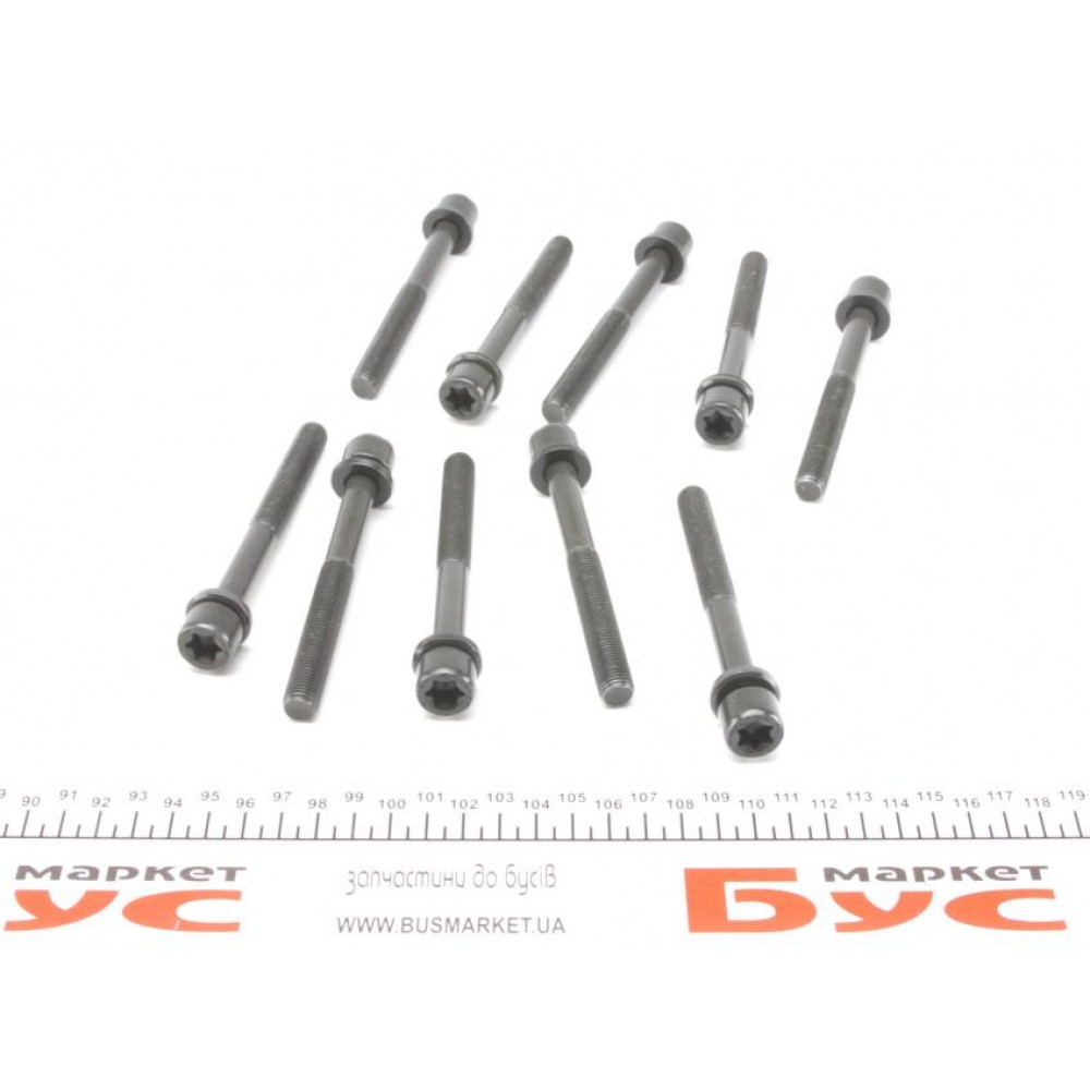 Болти головки (к-кт 10шт.) Opel Astra F/G/H/Omega B 1.8-2.2 16 V 91-03 (M11x1.25x100)