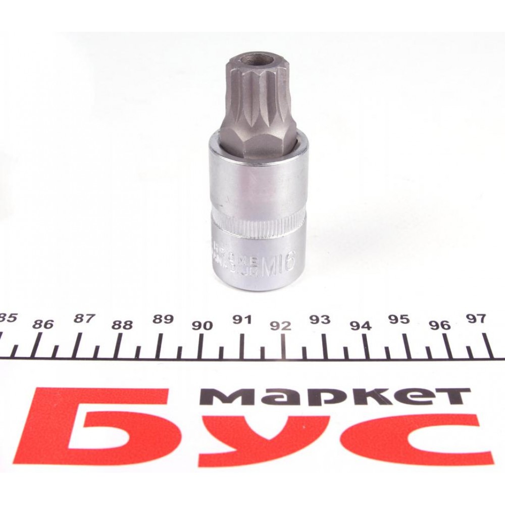 Біта XZN (M16x8mm) + адаптер під ключ 1/2'
