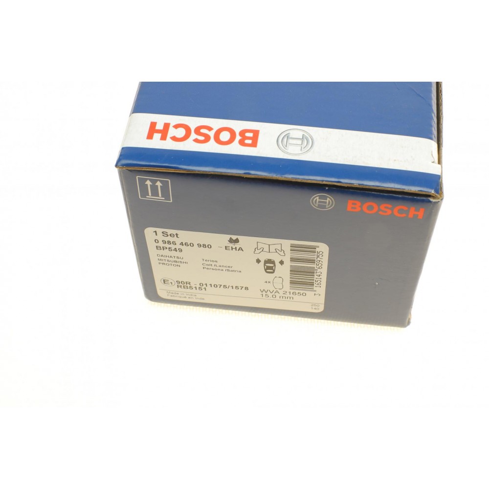 Комплект гальмівних колодок (передніх) Daihatsu Terios/Mitsubishi Colt/Lancer 1.3-1.6/1.8-2.0D 89-