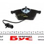 Колодки гальмівні (передні) Audi A4/A6/VW Passat 96-05 (Teves) Q+ (з датчиками)