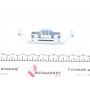 Планка супорта (заднього) прижимна (к-кт) BMW X5 (E70)/X6 (E71/E72) 06-14 (Ate)