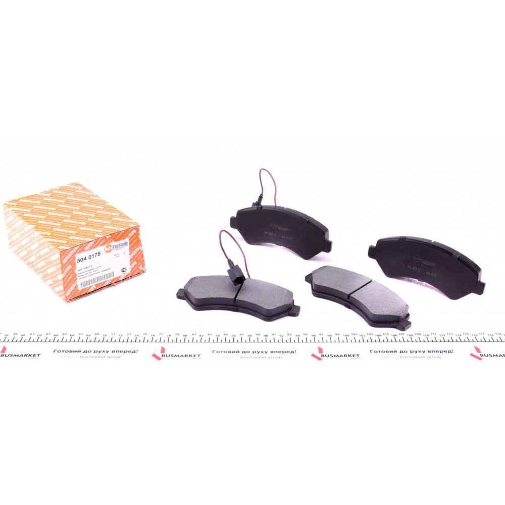 Колодки гальмівні (передні) Citroen Jumper/Fiat Ducato/Peugeot Boxer 2.0-3.0HDi 06- R16
