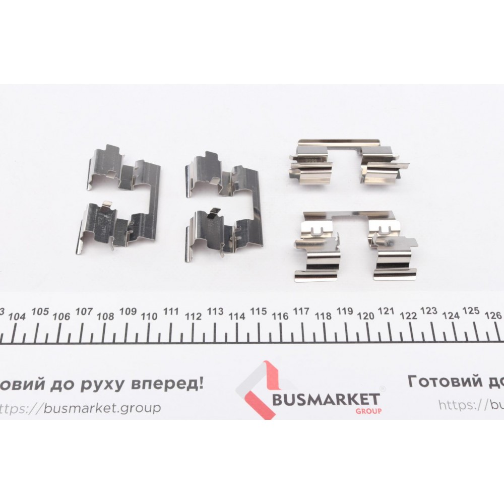 Планка супорта (переднього) прижимна (к-кт) Opel Astra K 15- (Lucas)