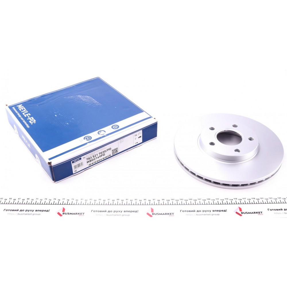 Диск гальмівний (передній) Ford Connect 02- (278x24)