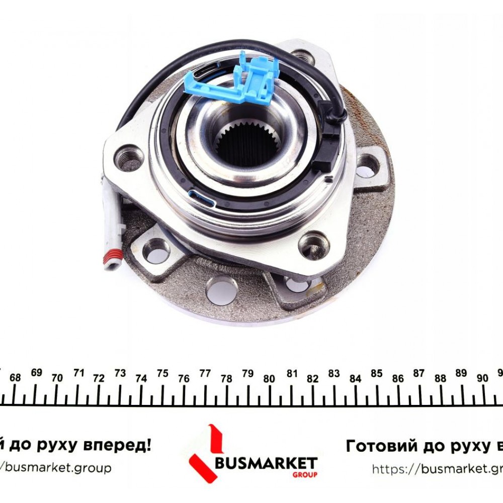 Підшипник маточини (передньої) Opel Astra H/A/Zafira B 04- (5 отв.) +ABS (к-кт)