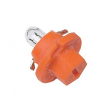 Автолампа 12V 1W BX8.5d Orange (в щиток приладів)