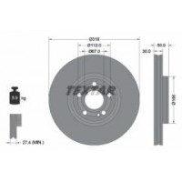 Диск гальмівний (передній) MB A-class (W177)/B-class (W247) 18-(318x30) PRO+