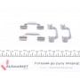 Планка супорта (заднього) прижимна (к-кт) VW Golf IV 97-05 (Lucas)