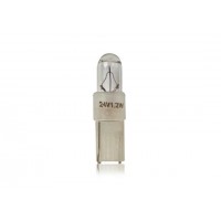 Автолампа 24V 1.2W Kw2X4.6d Transparent (в щиток приладів)