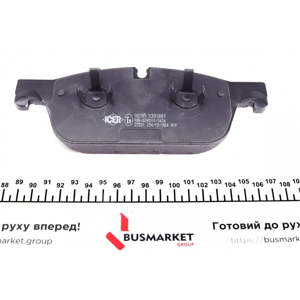 Колодки гальмівні (передні) MB M-class/GLE (W166) 11-18/GL-class (X166) 12-19