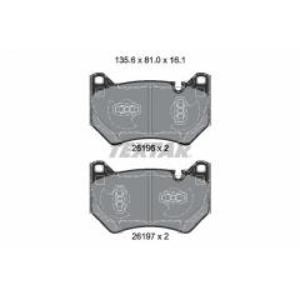 Колодки гальмівні (передні) Audi Q5 19- (Brembo)