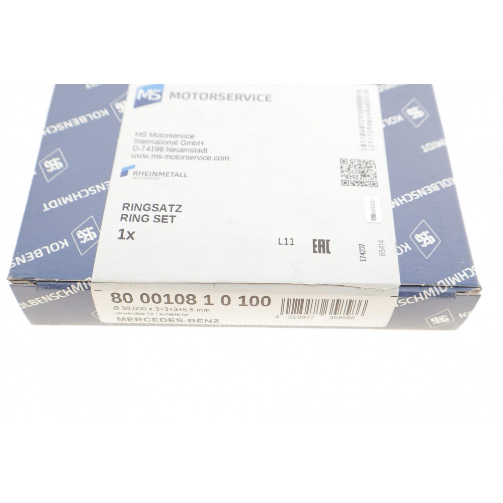 Кільця поршневі VW T2/L 3.8D-6.0D 62- (98mm/STD)