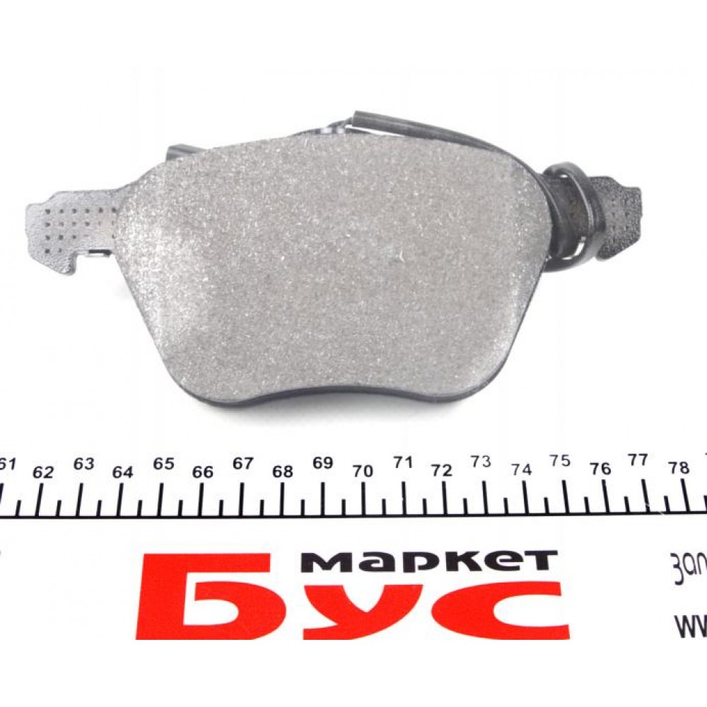 Колодки гальмівні (передні) Seat Alhambra/VW Sharan 1.8-1.9 TDI 95-10 (з датчиками) (161.6x19.4)