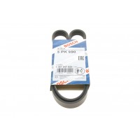 Ремінь генератора Opel Astra/Vectra 1.4/1.6i 88-95 (5PK990)