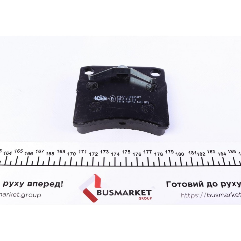Колодки гальмівні (задні) VW T4 90-03 (+датчик)