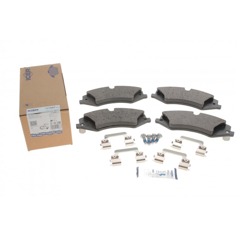 Колодки гальмівні (передні) Land Rover Discovery IV/V 09-/Range Rover III/IV/Sport I/II 06-
