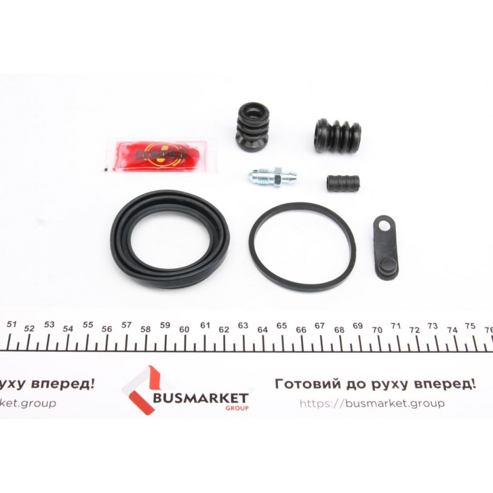 Ремкомплект супорта (переднього) Chevrolet Aveo 11- (d=54mm) (+поршень) (Dac)