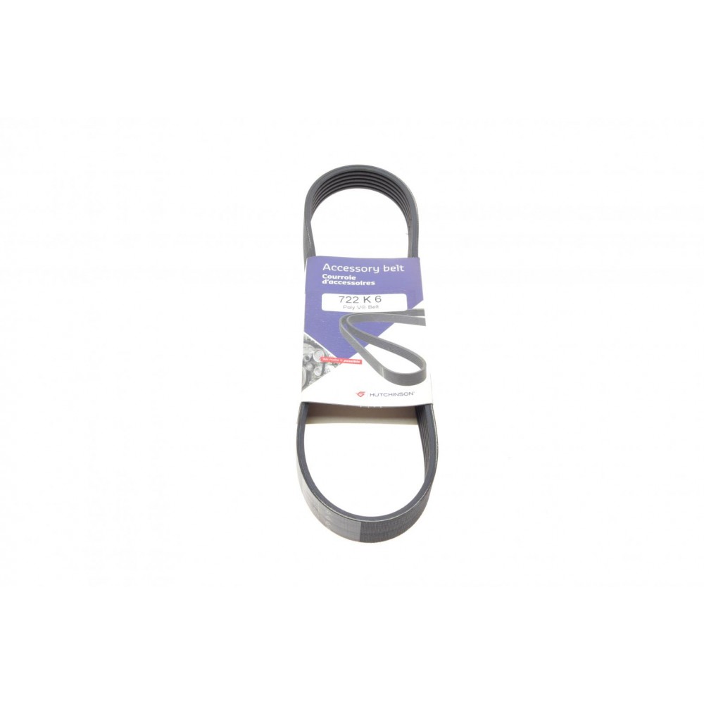 Ремінь генератора Citroen Berlingo/Jumper/Jumpy/Fiat Ducato/Scudo/Peugeot Boxer/Expert (6PK722)