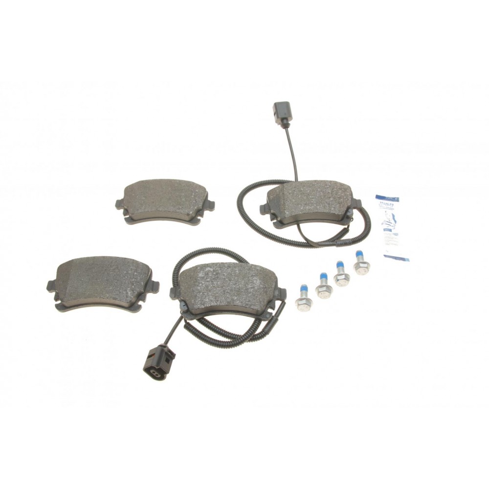 Колодки гальмівні (задні) VW Phaeton 02-16/Audi A4/A6 04-10 (Lucas - Girling) (з датчиком)