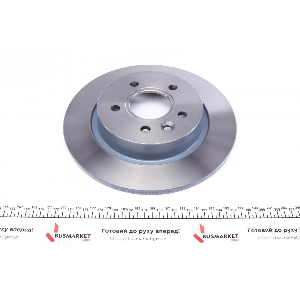 Диск гальмівний (задній) Ford C-max/Focus II/Volvo C30/C70/S40/V50 06-12/V40 12- (280x11)