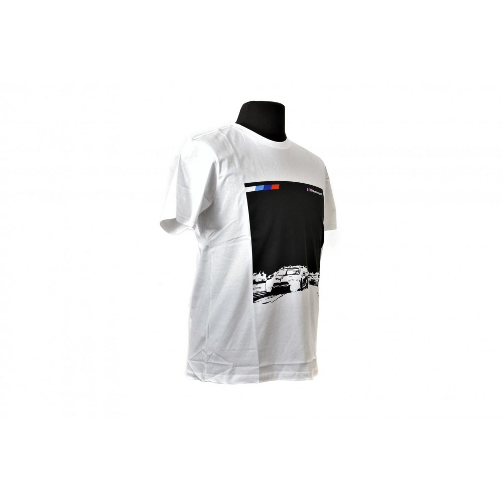 Футболка чоловіча BMW M Motorsport (XL) (біла)