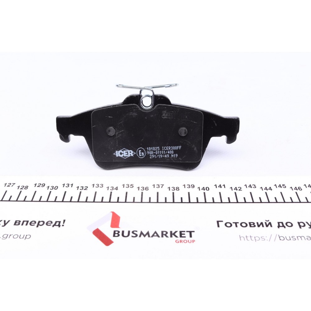 Колодки гальмівні (задні) Mazda 3 08-14/Mazda 5 10-/Saab 9-3 II 05-