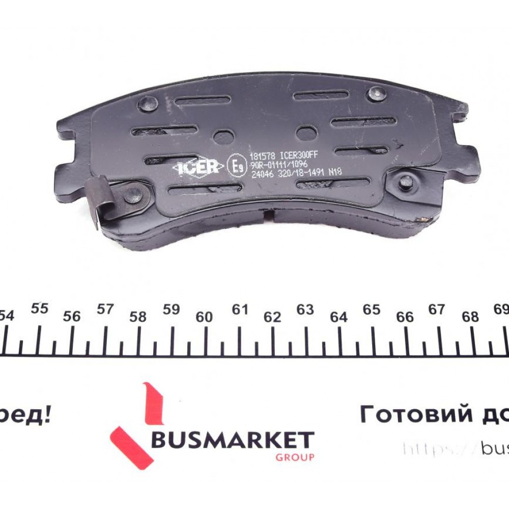 Колодки гальмівні (передні) Mazda 6 02-08
