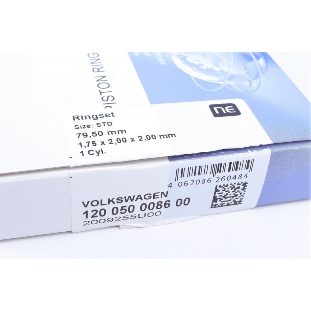 Кільця поршневі VW Polo/Skoda Fabia 1.4TDI 14- (79.50mm/STD) (1.75-2.0-2.0) = 8950980000