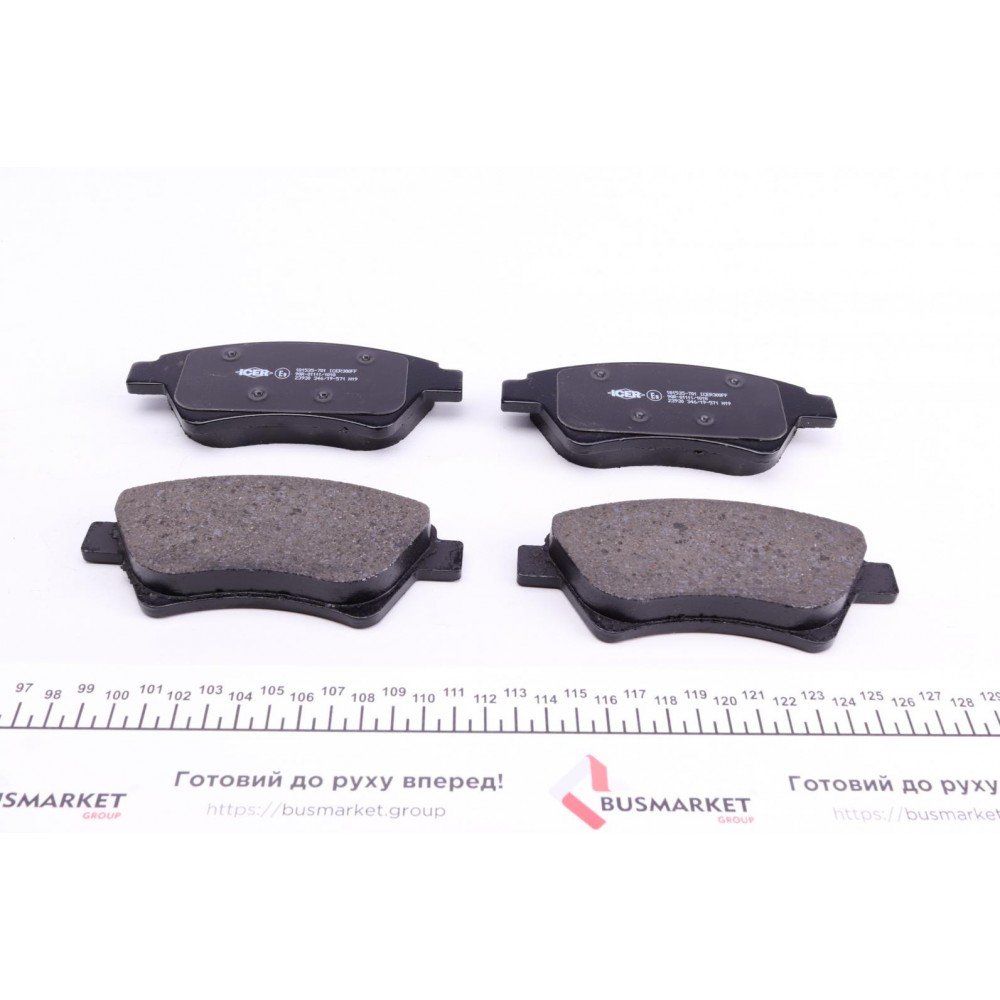 Колодки гальмівні (передні) Renault Kangoo 01-/Megane II 02-/Scenic II/III/Grand Scenic II 03-