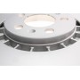 Диск гальмівний (передній) Skoda Octavia 96-10/Seat Leon/VW Golf 97-06 (279.5x22) (з покр.) (вент.)