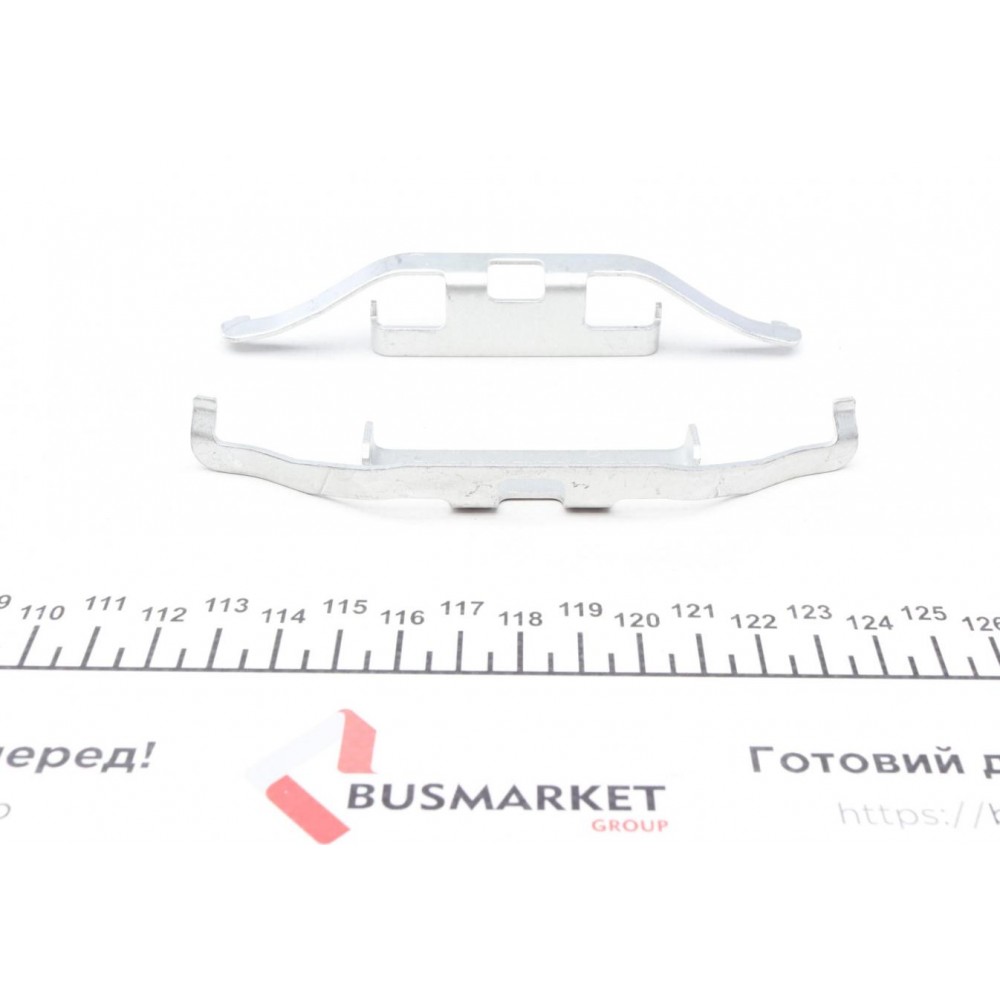 Планка супорта (заднього) прижимна (к-кт) VW T5 03-09 (Ate)