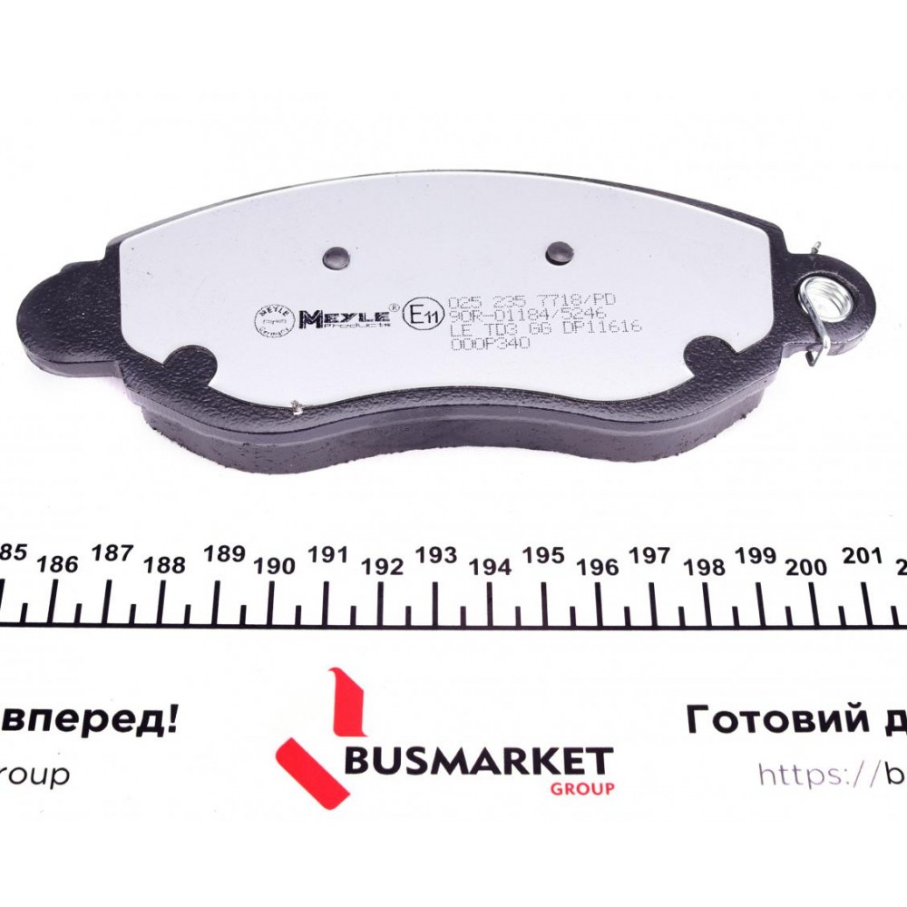 Колодки гальмівні (передні) Ford Transit 00- (Bosch)