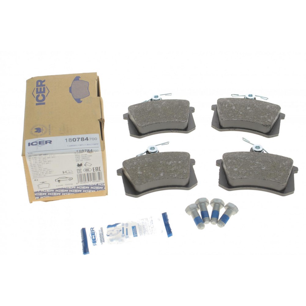 Колодки гальмівні (задні) Audi A4/A6/A8 94-02/Audi 80 91-96/Audi 90 84-91/Audi 100/200 77-94