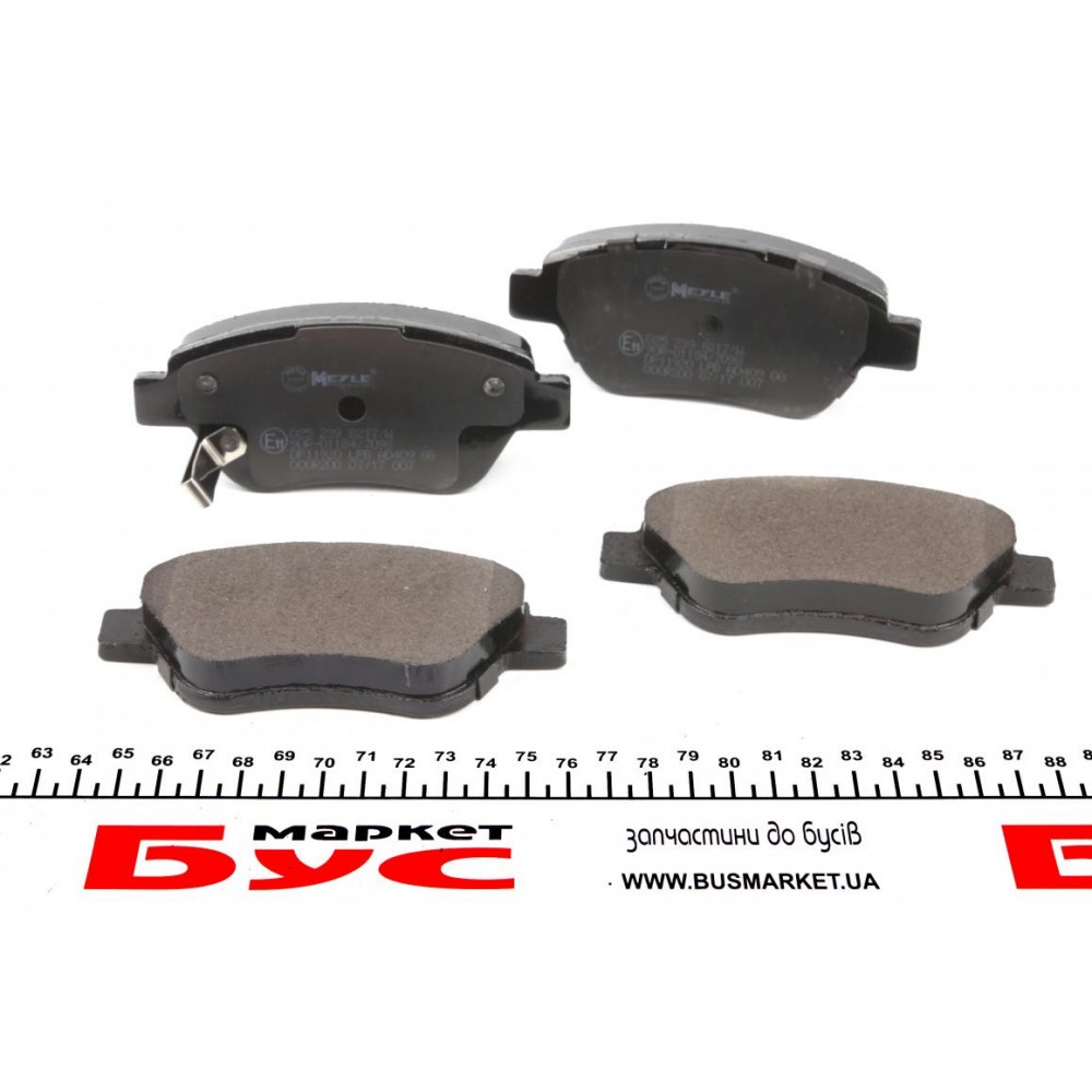 Колодки гальмівні (передні) Opel Corsa D 06-