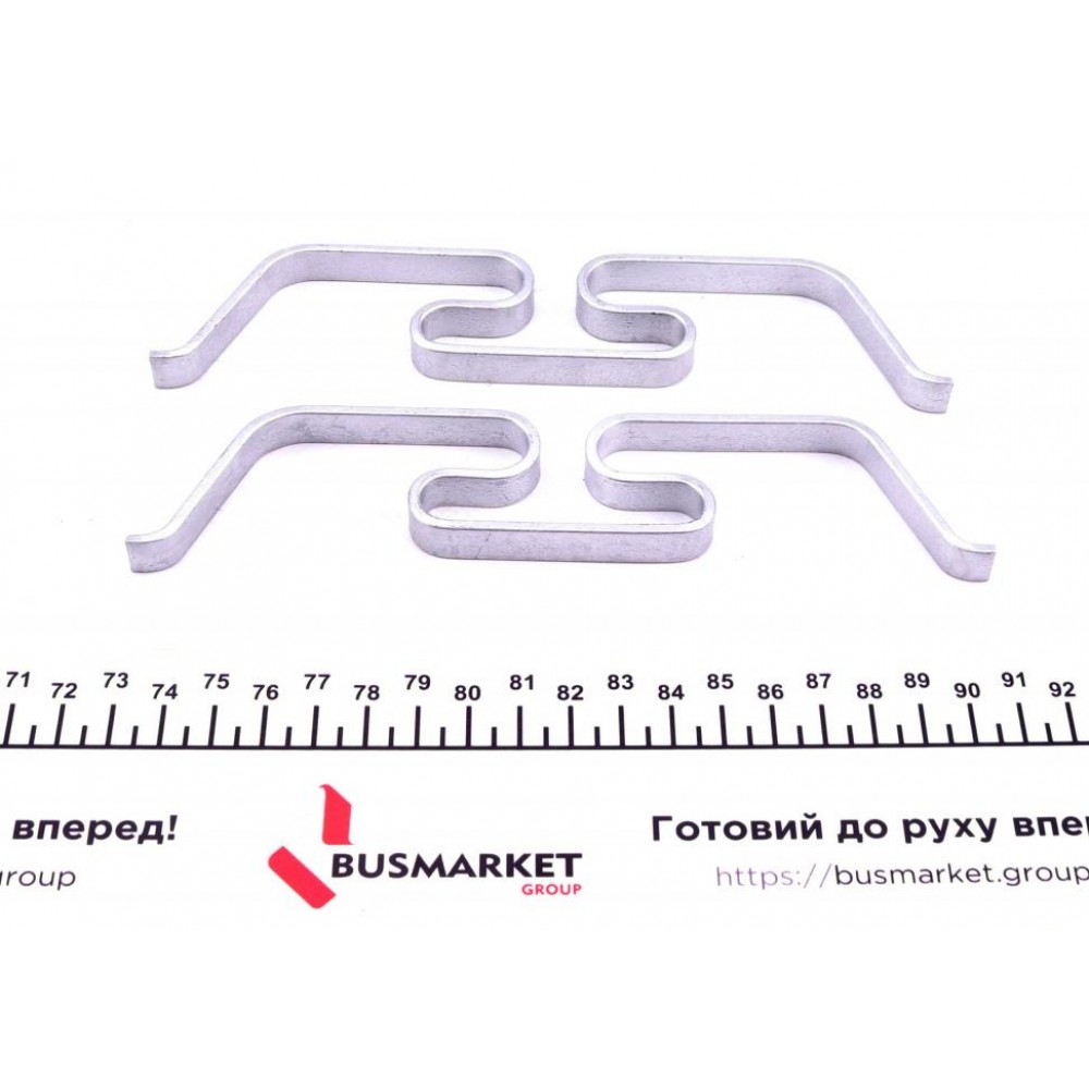 Планка супорта (переднього) прижимна (к-кт) Citroen Jumpy/Peugeot Expert 14-