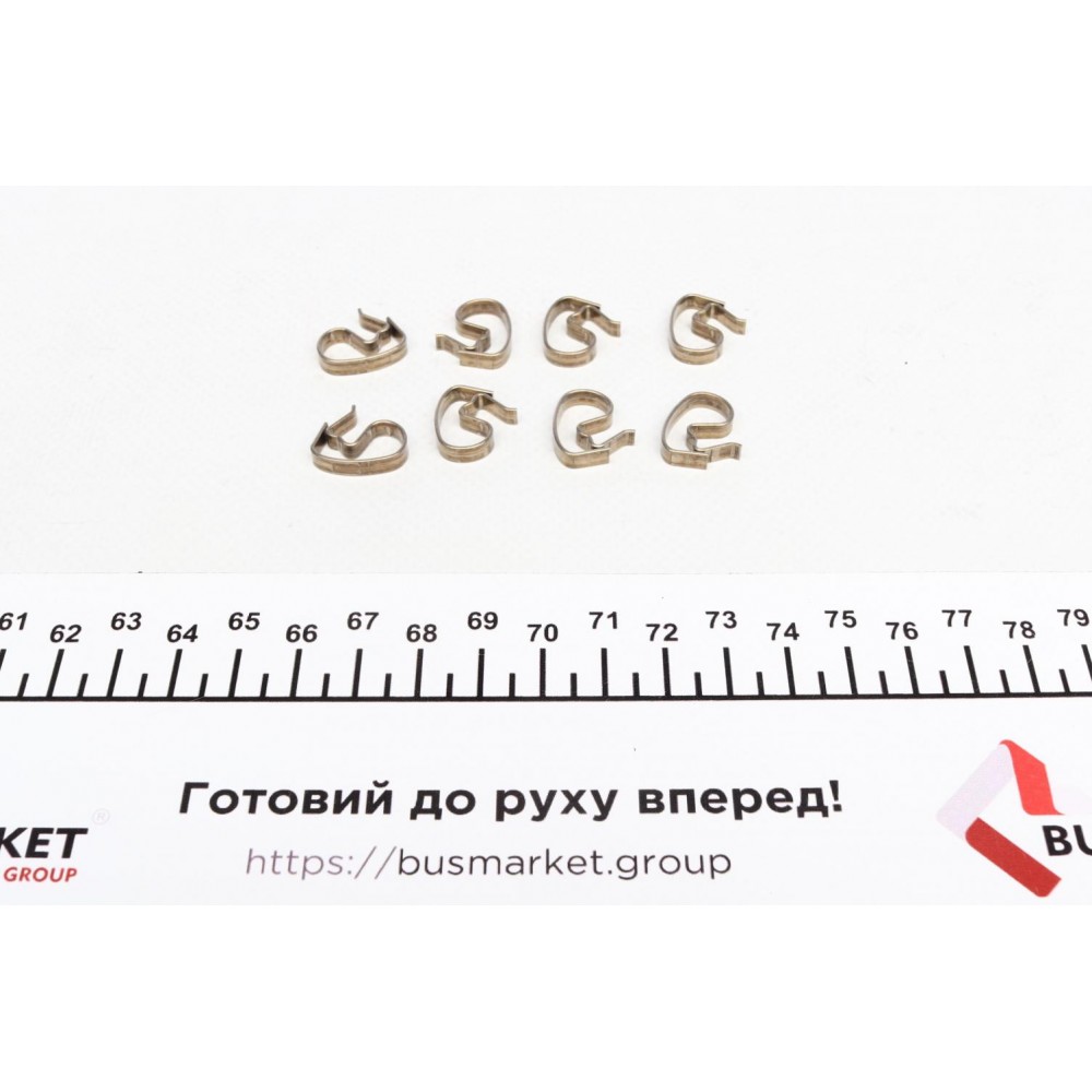 Колодки гальмівні (передні/задні) VW Crafter 2.0TDI 16- (CBI) (163.6x67.4x20.7) (з аксесуарами)