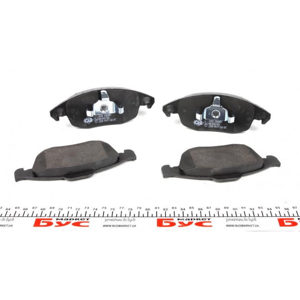 Колодки гальмівні (передні) Citroen C4 07-/Berlingo 05-/DS4/DS5 11-/Peugeot 5008 09-/Partner 08-