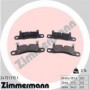 Колодки гальмівні (задні) Porsche Cayenne 10- (187.4x64x17) (Brembo)