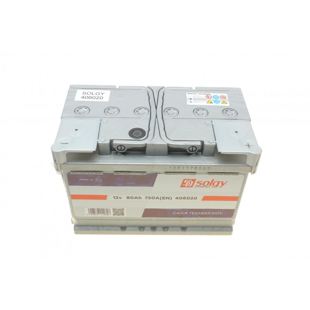 Акумуляторна батарея 80Ah/750A (278x175x190/+R)