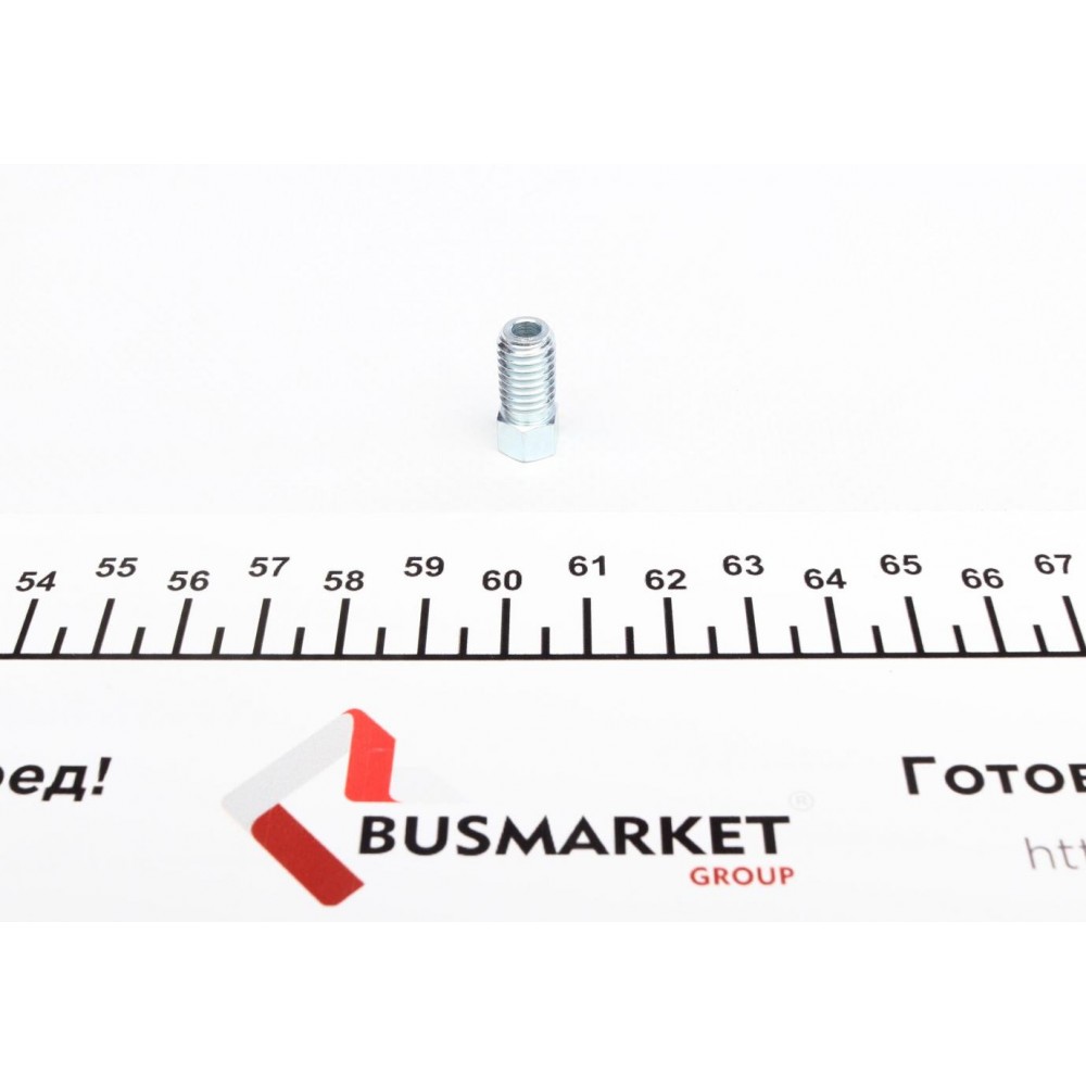 З'єднувач трубки гальмівний (M8x1.25/8x19.5/d=3.8)