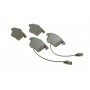 Колодки тормозные (передні) Audi A4 03-09/A6/A8 03-11/Seat Exeo 08-13 (+датчики)