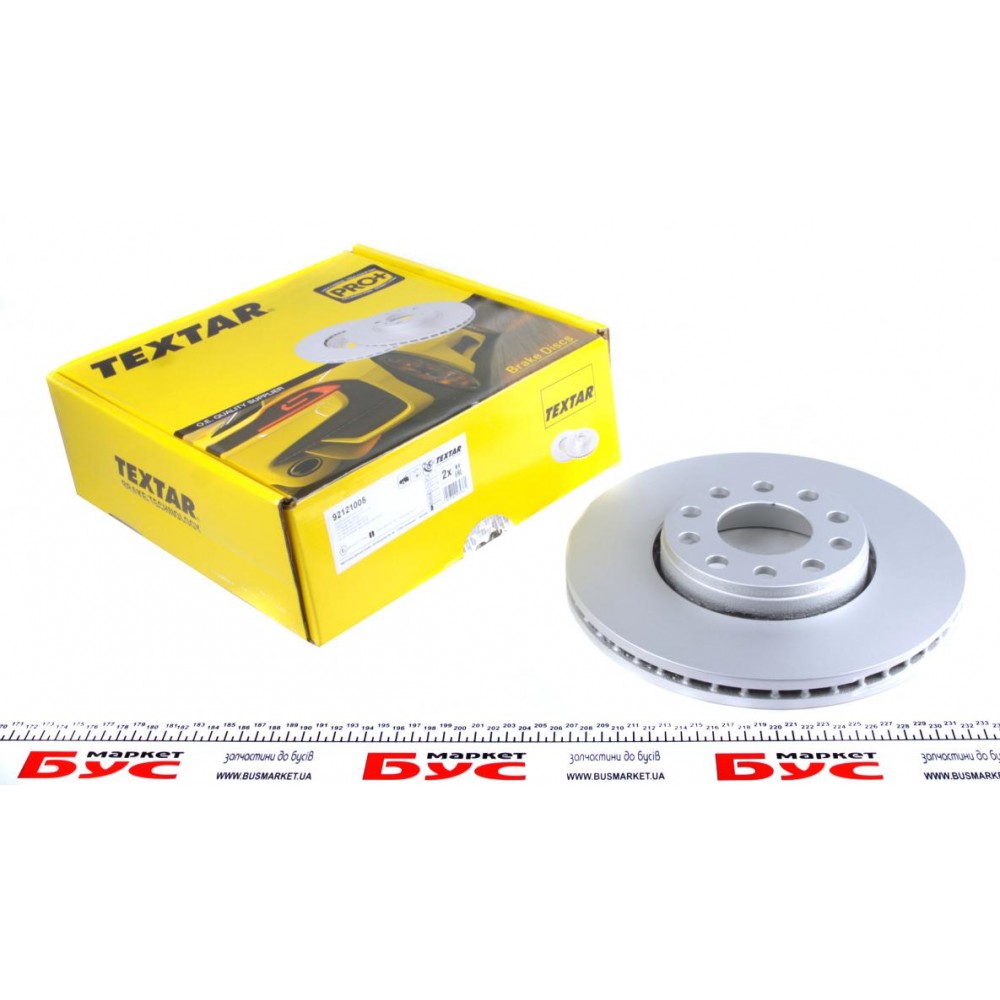 Диск гальмівний (передній) Skoda Superb/VW Passat 00-08 (288x25) PRO+