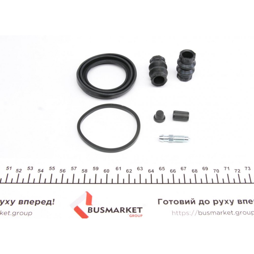 Ремкомплект супорта (переднього) Citroen C2/C3 1.4/1.6 HDi 01- (d=54mm) (+поршень) (Lucas)