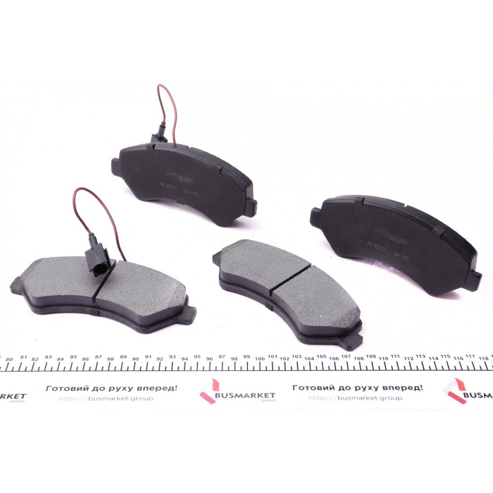 Колодки гальмівні (передні) Citroen Jumper/Fiat Ducato/Peugeot Boxer 2.0-3.0HDi 06- R16
