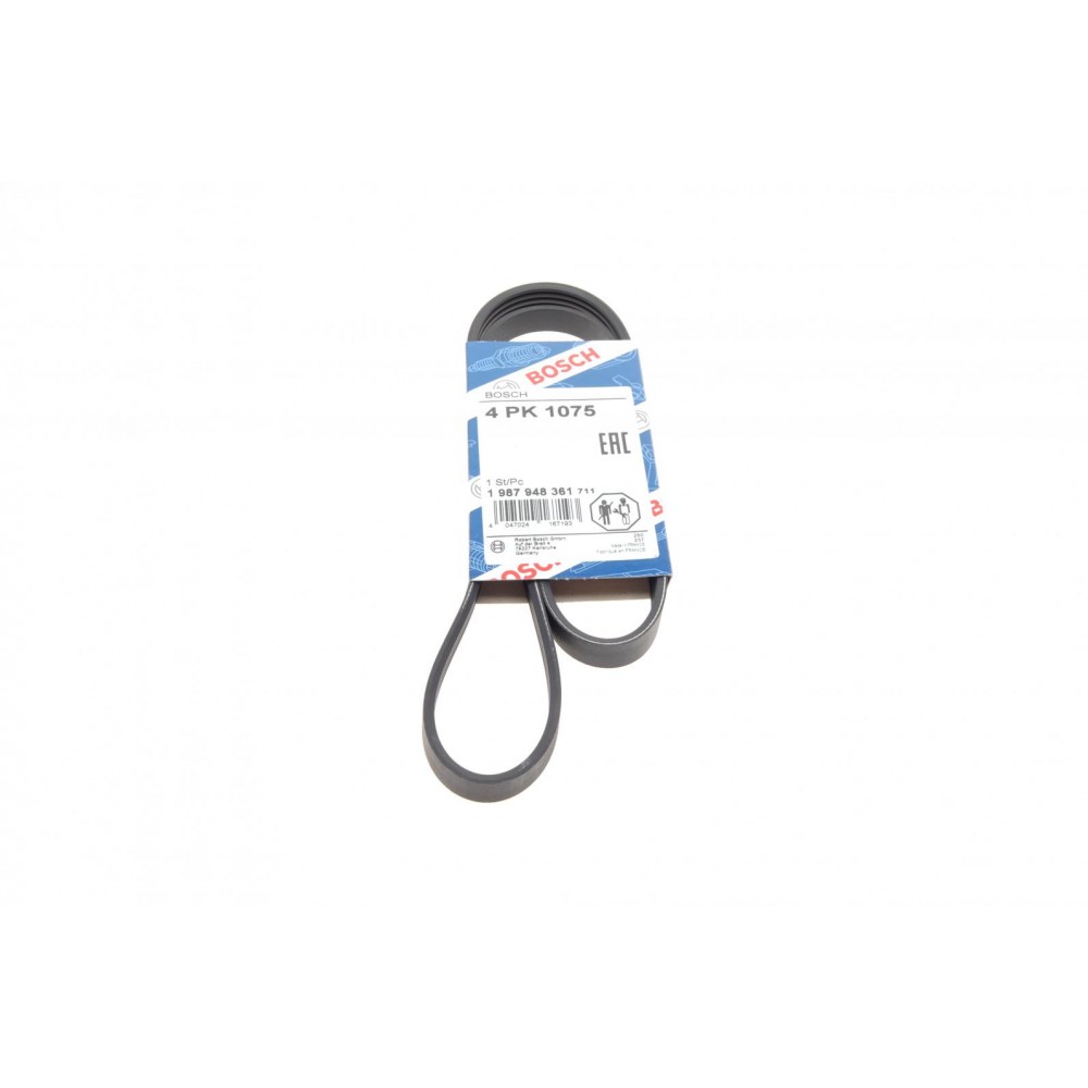 Ремінь генератора Renault Clio 1.2/1.4 90-98/Nissan Micra/Note 1.0-1.4 03-12 (4PK1075)