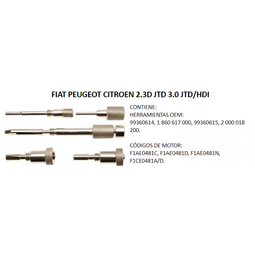 Інструмент регулювання зубчатого ременя Fiat/Peugeot/Citroen 2.3D/3.0 JTD/HDI