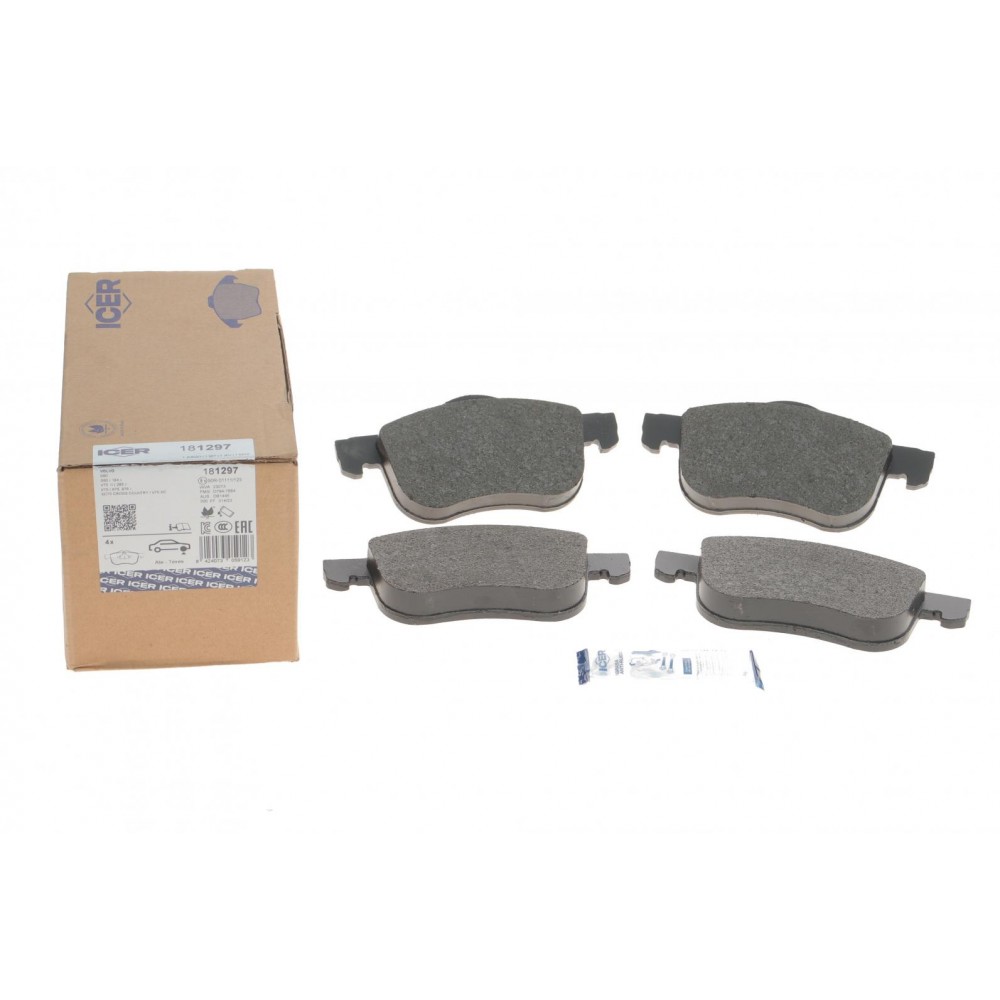 Колодки гальмівні (передні) Volvo S60 00-10/S70 97-00/S80 98-06/V70 95-06/XC70 Cross Country 00-07