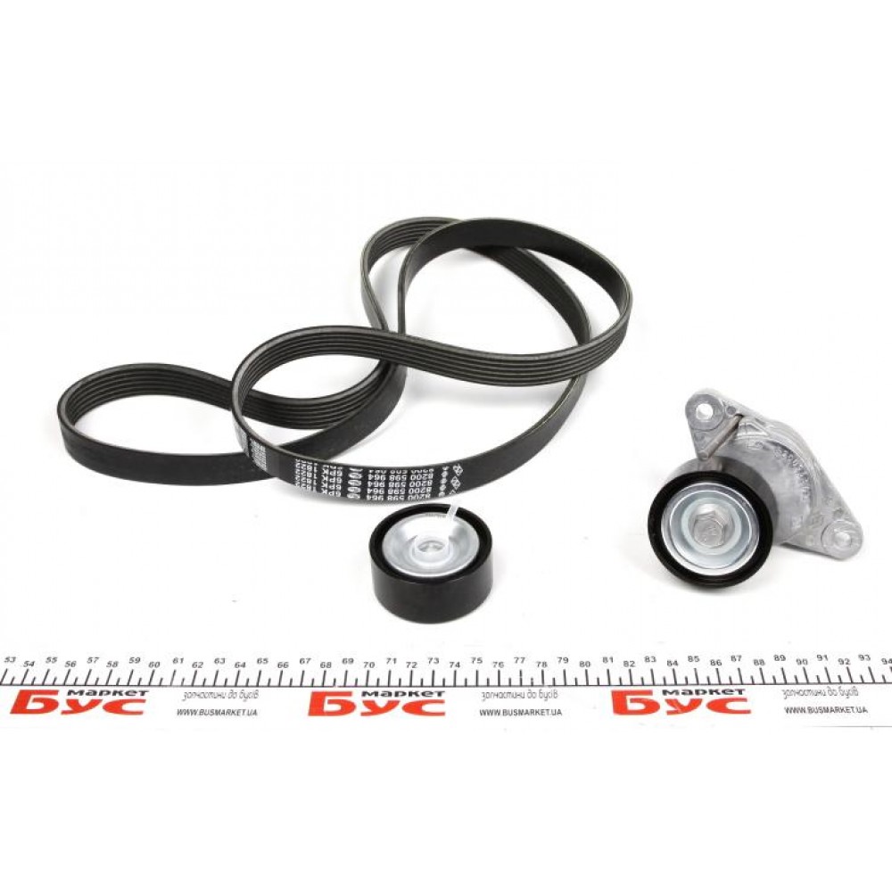 Комплект ременя генератора Dacia Duster/Renault Laguna II 1.4/1.6 16V 04- (6PK1822)