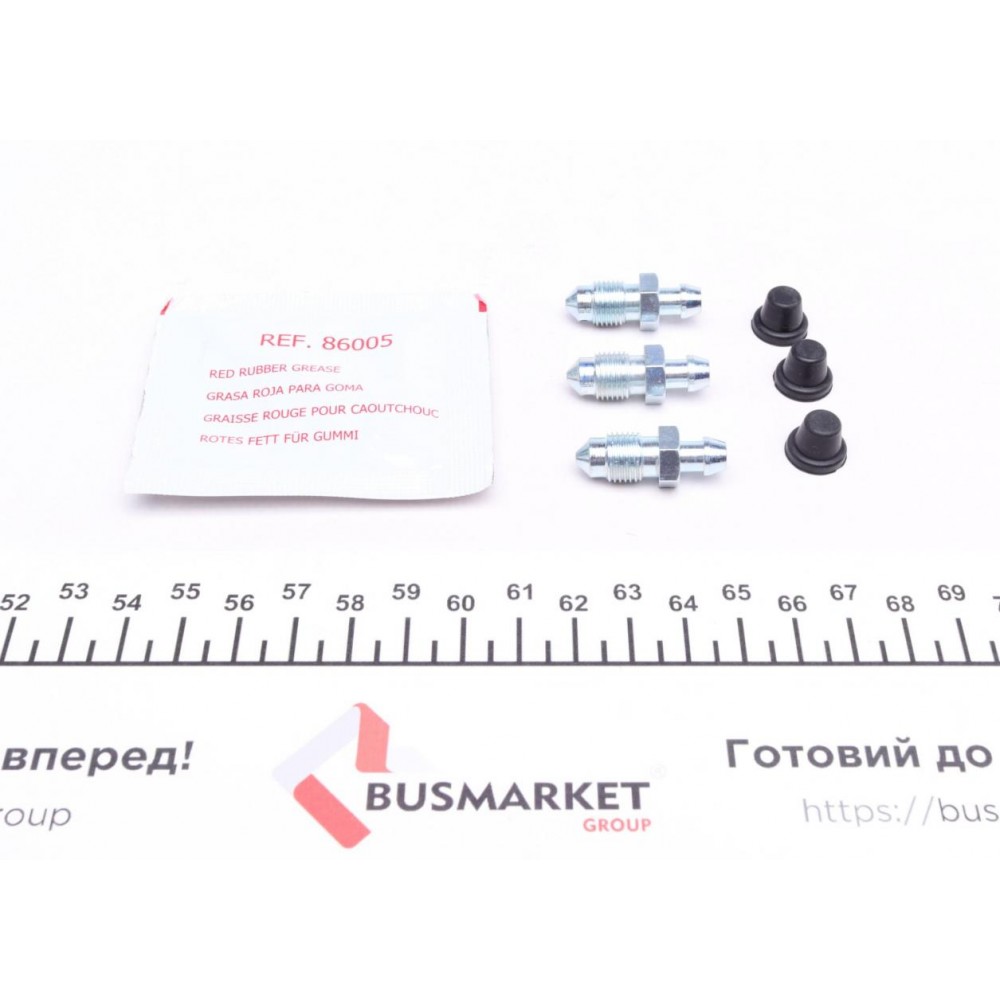Ремкомплект супорта (переднього) Iveco Daily 90-99 (d=50mm) (+4 поршня) (Perrot)