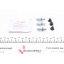 Ремкомплект супорта (переднього) Iveco Daily 90-99 (d=50mm) (+4 поршня) (Perrot)